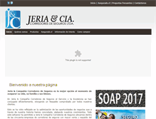 Tablet Screenshot of jeriaseguros.com